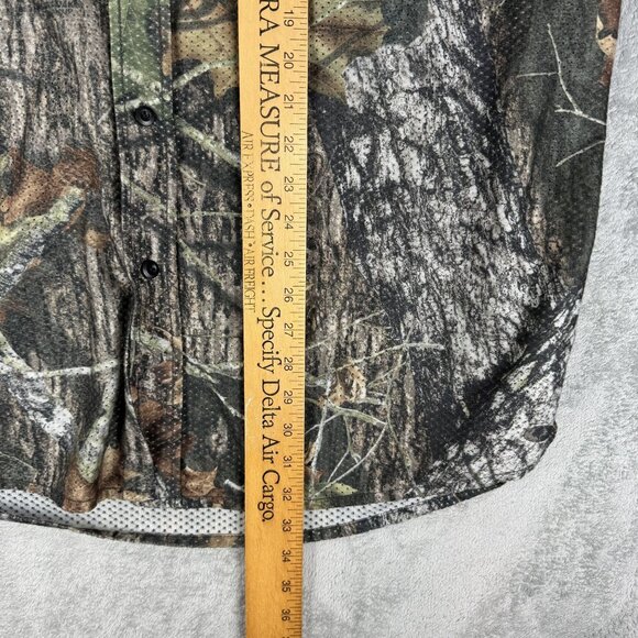 RedHead Mens Mossy Oak Break Up Camouflage Hunting Lightweight Camo Button Shirt - Picture 6 of 8